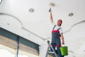 Professional Edmonton house painters providing high-quality residential painting with precision and expert techniques